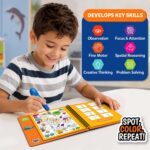 Skillmatics Reusable Search & Find Book - Water Spotter, Mess-Free, Fun Learning Activity, Travel Toy, Gifts for Boys & Girls Ages 4, 5, 6, 7, 8 - Image 5