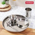 Stainless Steel 2 pc Katoris Kitchenware Set Ideal for Home, Restaurants and Family Use, Silver - Image 4