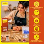 Craftinger DIY Candle Making Kit - Complete Set With 400Gm SOYA Wax, Gel Wax, Jars, Wicks, Pigments, And Labels For Adults & Beginners,Multicolor - Image 3