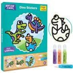 Imagimake 5-in-1 Awesome Craft Kit | Art & Craft Kit for Kids Age 5+ | 5 craft techniques—stamp art, jelly stickers, quilling, 3D paper & model making; 15+ projects, 100+ supplies - Image 8