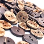 Coconut Shell Buttons 2 Hole Sewing Buttons for Fashion/Replacement/Decorative/Costume's/Jackets/Kurtis and Also Used DIY Art and Craft item (718-Coconut Shell butterfly 24pcs) - Image 5