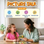Skillmatics Picture Talk – Storytelling & Conversation Cards for Kids | 50 Real-Life Picture Cards, 300+ Questions, Social Emotional Learning, Communication Skills, Gift for Ages 4, 5, 6, 7, 8, 9 - Image 5