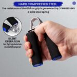 Boldfit Hand Grip Strengthener with Foam Handle, Hand Gripper for Men & Women for Gym Workout Hand Exercise Equipment to Use in Home for Forearm Exercise, Finger Exercise Power Gripper Blue-Black - Image 4