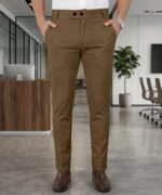 Mehrang Men's Stretchable Stretchable Formal Pant Trousers | Stylish Slim Fit Men's Wear Trousers for Office or Party | Polycotton Knitted Fabric - Image 4