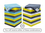 SOFTSPUN Microfiber Cleaning Cloths, 12pcs 30x30cms 220 GSM Multi-Colour! Highly Absorbent Lint and Streak Free Multi -Purpose Wash Cloth for Kitchen Window Stainless Steel Silverware. - Image 2