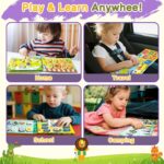 SHNMN Busy Book | Preschool Busy for Toddlers Kids/Children Activities | Quiet Book Alphabets, Animal, Shapes Learning | Kids Age 2-5 Years: 1 (Alphabet,Animal,Learning,Elementary Book) - Image 4