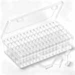 64-Grid Diamond Painting Storage Containers, Portable Transparent Diamond Art Organizer, Which Are Suitable for Quick DIY, Beads and Diamond Art Storage Containers - Image 2