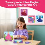 Chalk and Chuckles Princess Unicorn Lace Art Kit for Kids, Develop Fine Motor Skills, Mess-Free DIY Lacing Craft Activity, Creative Toy, Birthday Gift for Girls, Boys Ages 3 4 5 6 7 Years - Image 6