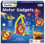 Smartivity 10-in-1 Motor Powered Gadgets Kit for Kids 6-12 Years | Build 10+ Science Projects - Bubble Launcher, Spinning Toy & More | Birthday Gift for 6,7,8,9,10,11,12 Years