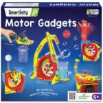 Smartivity 10-in-1 Motor Powered Gadgets Kit for Kids 6-12 Years | Build 10+ Science Projects - Bubble Launcher, Spinning Toy & More | Birthday Gift for 6,7,8,9,10,11,12 Years