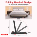 Sparnod STH-3004N 2 in 1 Walking Pad Treadmill for Home Use, 1–10 km/h, Foldable Rail, 7% Incline, LED Display, Shock Absorption, 90kg Capacity for Home & Office Use - Image 8
