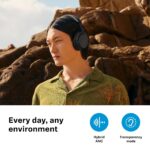 Sennheiser ACCENTUM Wireless Headphones, German Design, Hybrid ANC, 50H Battery, Multipoint Connectivity, Crystal Clear Calls, 10 Min Quick Charge = 5Hr Playback, 1Y Warranty, Black - Image 7
