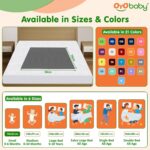 OYO BABY Extra Absorbent Waterproof Baby Dry Sheet | Quick Dry Sheet for New Born Baby Bed Protector, Soft & Breathable Rubber Sheet for Bed (Grey + Salmon Rose, Small Combo 2) - Image 7