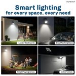 Homehop Solar Light Outdoor Home Garden 50W Waterproof Flood LED Wall Lamp | Solar Flood Light Outdoor Automatic Security for Porch, Patio, Pathway, Indoor With Remote Control (6000mAh, Cool White, ABS) - Image 6