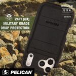 Pelican Voyager iPhone 17 Pro Case - Compatible with MagSafe - Black | Rugged Phone Case with 24ft Military-Grade Drop Protection - Heavy Duty Phone Cover with Belt Clip Holster for iPhone 17 Pro - Image 3