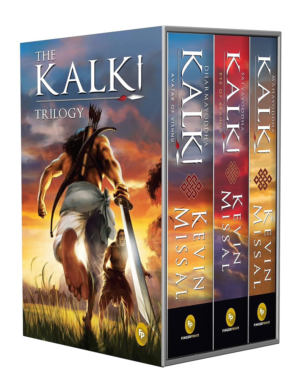 81tmzGnqseL._SL1500_.jpg The Kalki Trilogy (Set of 3 Books) - Avatar of Vishnu; Eye of Brahma; Sword of Shiva - Image 1