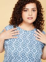 Max Plus Size Women Textured Lace Detailed Top - Image 4