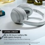 Sony ULT Wear WH-ULT900N Noise Cancellation Wireless Bluetooth Over Ear Headphones with Massive Bass, Up to 50Hrs Battery-Black | Ult Button Bass Modes, Dual Noise Sensor Anc, 30h Anc-on, Bluetooth 5.2 with Ldac, Multipoint, Alexa Built-in - Image 8