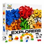 Webby ABS Building Blocks for Kids 250 Pieces Self Imagine Construction Set Toy STEM Learning Educational Birthday Gift for Boys Girls Age 6+ (Multicolor)