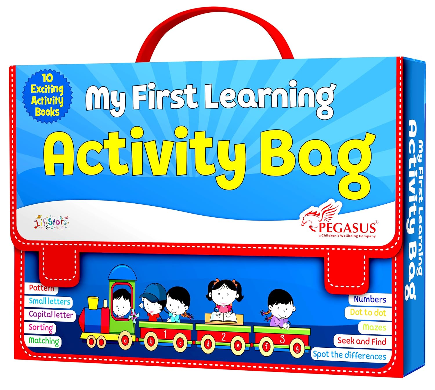 81ws9LLSHPL._SL1500_.jpg My First Learning Activity Bag - Set of 10 Exciting Activity Books - Image 1