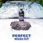 SOFTSPUN Microfiber 1Ltr Car & Bike pH Neutral Premium Liquid Shampoo+1700gsm 1pc Double Side Glove Grey Combo | Extra Suds, Removes Tough Dirt & Grime | Works with Bucket & Foam Cannon - Image 5