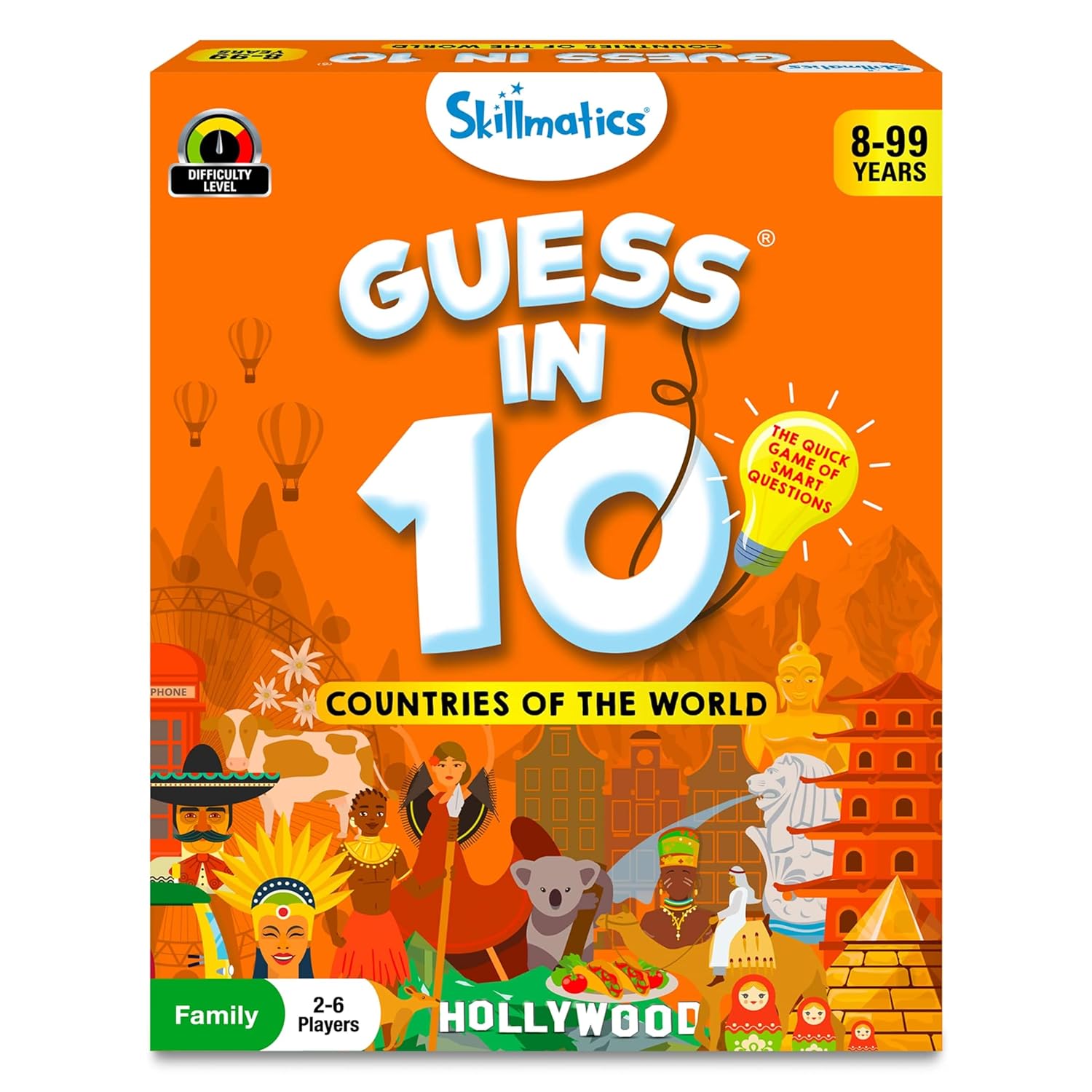 81xavwIoXL._SL1500_.jpg Skillmatics Guess in 10 Countries of the World, Perfect for Boys, Girls, Kids & Families Who Love Card Games, Educational Toys, Board Games, Trivia, Gifts for Ages 8, 9, 10 & Up - Image 1