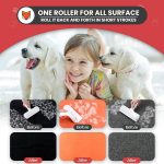 Wooflix Lint Remover for Clothes | Pet Hair Remover Roller for Dog & Cat Hair | Reusable Lint Remover Roller for or Sofa, Carpet, Bed & Clothes | Carpet Cleaning Brush for Home | No Refills Required - Image 9