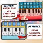 Graphene Learning Education Computer Piano Laptop Toy with Led Screen & Music Computer Tablet for Kids 5 Year Toddlers Baby Laptop Fun Activity Gift Toys 2-6 Years Boy Girl Multicolor - Image 7