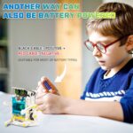 STEM 13-in-1 Solar Power Robots Creation Toy, Educational Experiment DIY Robotics Kit, Science Toy Solar Powered Building Robotic Set Age 8-12 for Boys Girls Kids Teens to Build - Image 3