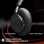JBL New Live 780NC, Advanced Noise Cancellation 2.0 Wireless Headphones, Latest Technology (BT 6.0, Auracast, Hi-Res, LDAC, Spatial Sound, 6-mic, AI-Trained Algo) 80H Battery, 2Yrs* Warranty, Black | Bluetooth 6.0, Multipoint Connection, Up to 80 Hours Playtime, Customisable with the JBL Headphones App, Spatial Sound - Image 4