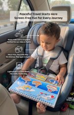 Animals Activity Binder & Busy Book for Toddlers (Ages 1–5) | 1-5 Years | Educational Learning Toy | Velcro Activity Book - Image 3