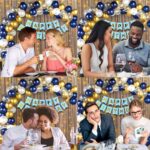 Party Propz Birthday Decorations for Boys - 41 Pcs Blue Birthday Decoration Items for Boys | Happy Birthday Decorations for Husband | Blue Balloons for Bday Decor - Image 8