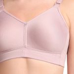 TRYLO Riza T-FIT Women's Non-Padded,Non-Wired,Full Coverage,Seamless 100% Cotton Feel Fabric Bra Available in Multicolor - Image 5