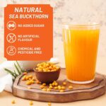 Nutrabud Organics Himalayan Sea Buckthorn Berry Juice - 500 ml - Natural Source of Vitamin C, Omega 3 6 7 9, Antioxidants For Immunity, Skin Glow & Gut Health - 50 Glasses (500ml (Pack of 1)) - Image 5