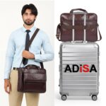 ADISA Laptop Messenger Office Bag Briefcase for Work for Men (LB6052) - Image 5