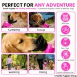Foodie Puppies Portable Dog Water Bottle, (530ml,18Oz) Color May Vary | Leak-Proof Easy Squeeze Pet Water Dispenser with BPA-Free Drinking Cup | Walking, Hiking, Travel & Road Trips - Image 7