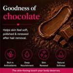 4 in 1 Chocolate Bikini Line Hair Removal Powder Mask for Women Painless & Instant Hair Removal Tan Removal & Skin Nourishment 20 Times Bikini Wax Pack No Heat No Strips 80g (Bikini Wax) - Image 3