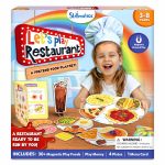 Skillmatics Pretend Play Playset - Restaurant Playset, 30+ Magnetic Food Items for Child's Play, Restaurant Toys, Back-to-School Kitchen Accessories, Gifts for Kids & Toddlers, Ages 3, 4, 5, 6, 7, 8 | Food Items for Child's Play, Kids Restaurant Toys, Back-to-School Kitchen Accessories, Gifts for Toddlers & Preschoolers