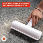 Wooflix Lint Remover for Clothes | Pet Hair Remover Roller for Dog & Cat Hair | Reusable Lint Remover Roller for or Sofa, Carpet, Bed & Clothes | Carpet Cleaning Brush for Home | No Refills Required - Image 3