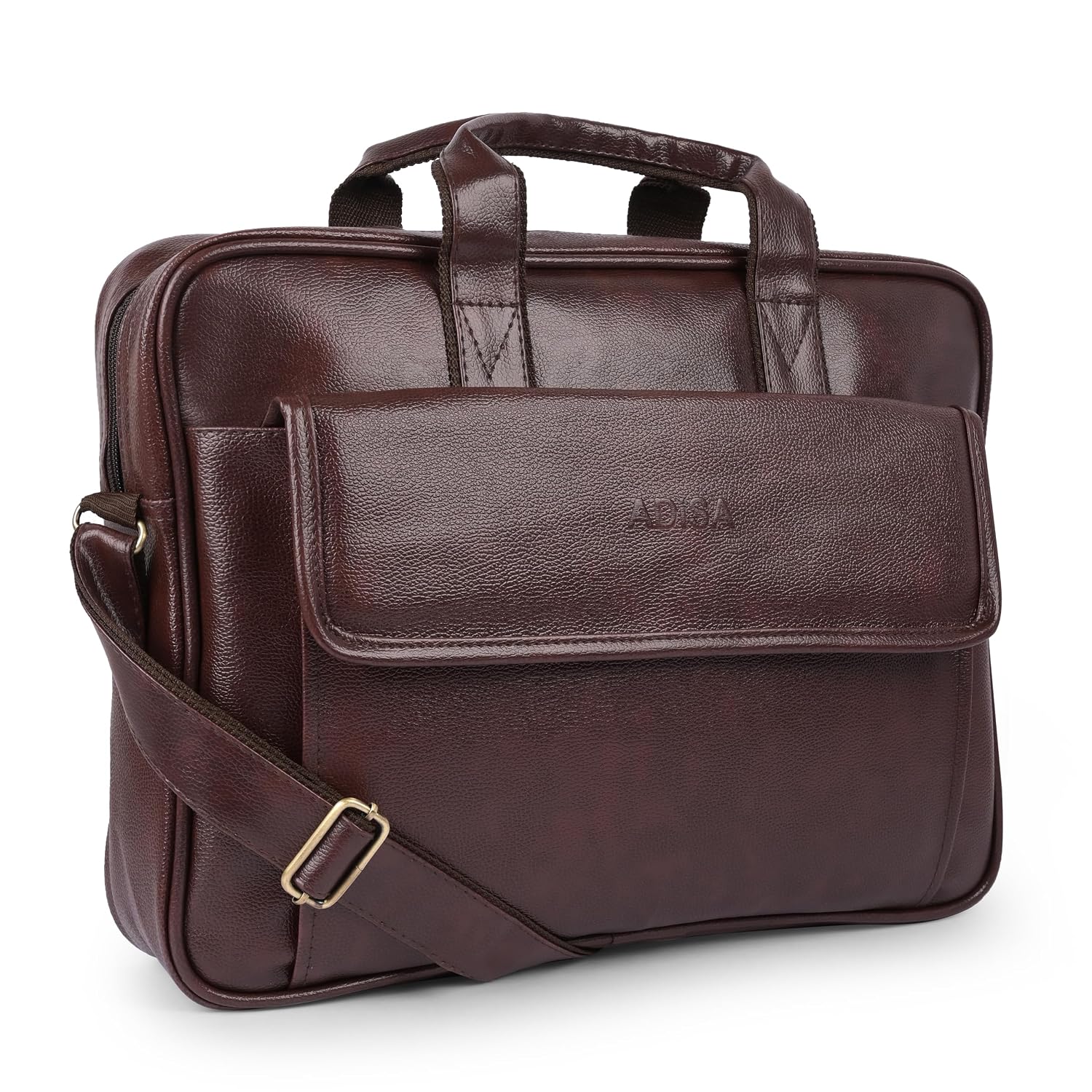 91G9Idi8fL._SL1500_.jpg ADISA Laptop Messenger Office Bag Briefcase for Work for Men (LB6052) - Image 1