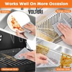 VOLTURI Non Scratch Wire Dish Cloth (Pack of 10), Steel Scrubber for Utensils Cleaning, Multipurpose Wet and Dry Cleaning, Stainless-Steel Dish Wash Scrubber for Washing Dishes, Sinks, Counters - Image 5
