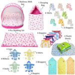 Infantbond 56 in 1 Baby Products All New Born Combo|Baby Essentials|Hospital Kit|Maternity Essentials|Infant Essentials|Baby Shower|Complete Daily Items Combo(0-6 Months) (Pink Moon) 1 count - Image 2