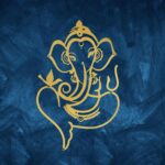 Shopeum Metal Ganesha Wall Hanging, 12inch Golden Wall Art Sculpture, Religious Home Decor (30x19cm) - Image 8