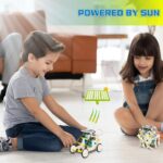 STEM 13-in-1 Solar Power Robots Creation Toy, Educational Experiment DIY Robotics Kit, Science Toy Solar Powered Building Robotic Set Age 8-12 for Boys Girls Kids Teens to Build - Image 6