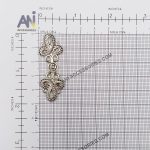 4 Pcs Buckle Suit Buttons Sewing Frog Closure Frog Toggle Button Tang Suit Button Skirt Hook Craft Buttons Buttons Decorative Frog Closure Cloak For Kurti Kurta Jacket Shirt Coat Blazer DIY Art & Craft. (SIlver Knitted CordFrog Button) - Image 2