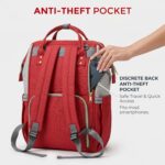 Diaper Bag Backpack for Mothers | Waterproof Baby Travel & Maternity Bag | Insulated Bottle Pockets | Hidden Mobile Pocket | Large Capacity Multi-Compartment Baby Care Backpack - Image 5
