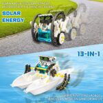STEM 13-in-1 Solar Power Robots Creation Toy, Educational Experiment DIY Robotics Kit, Science Toy Solar Powered Building Robotic Set Age 8-12 for Boys Girls Kids Teens to Build - Image 2